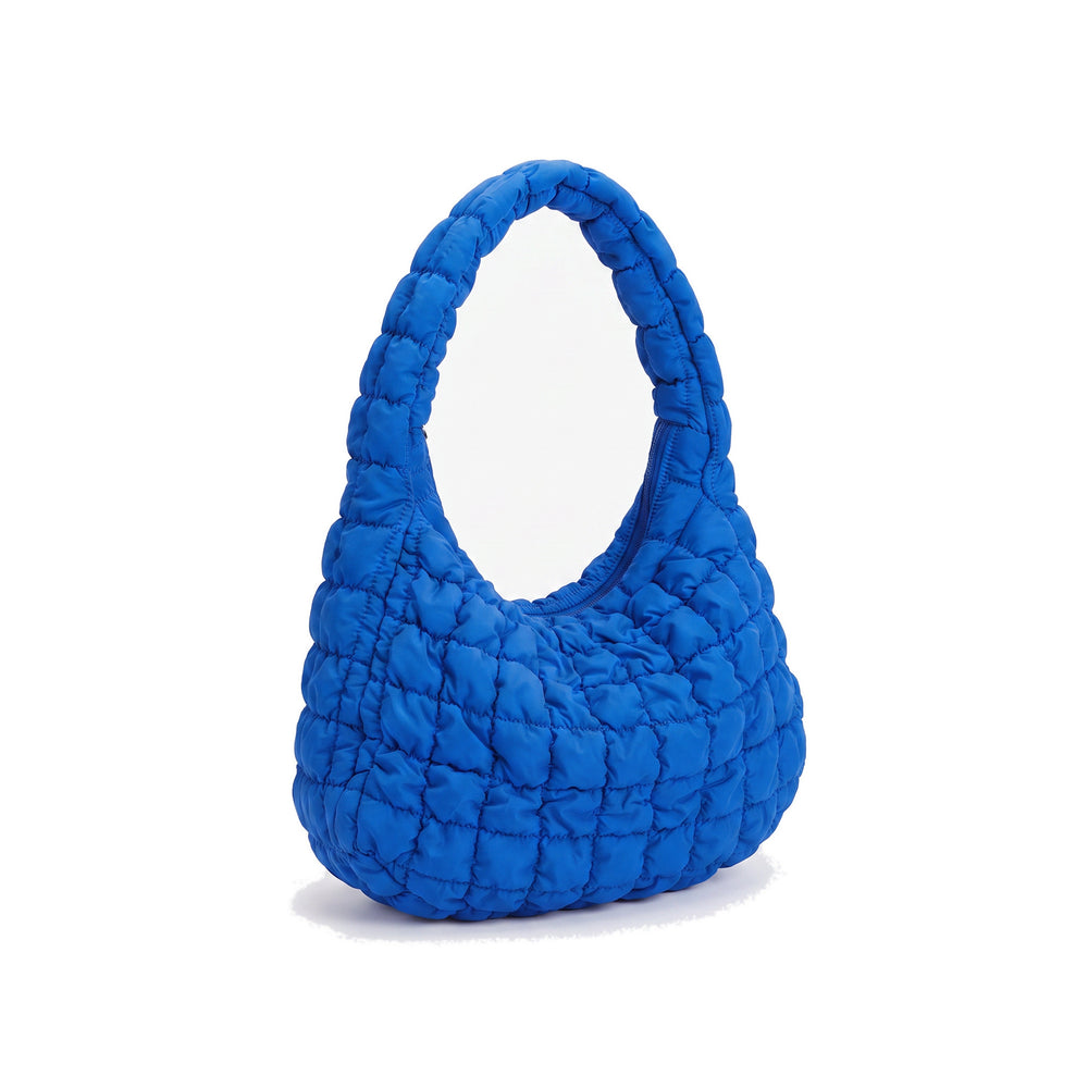 NUAGE Quilted Shoulder Bag in blue