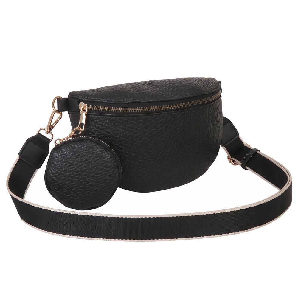 RIO Nylon Crossbody Bag in black