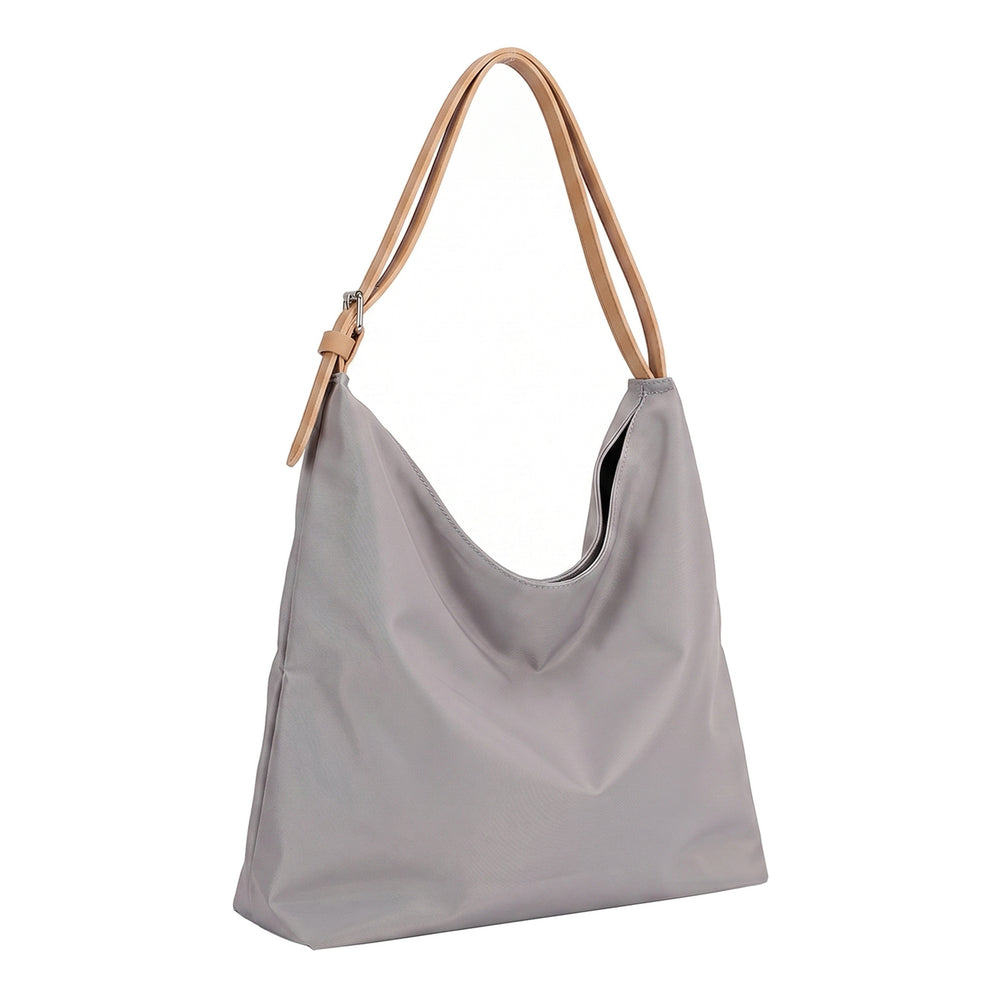 AIKO Nylon Hobo Bag in grey