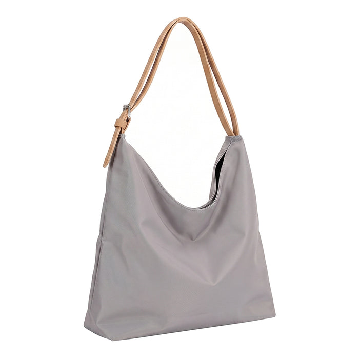 AIKO Nylon Hobo Bag in grey