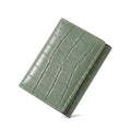 ALBA Vegan Leather Wallet in sage green