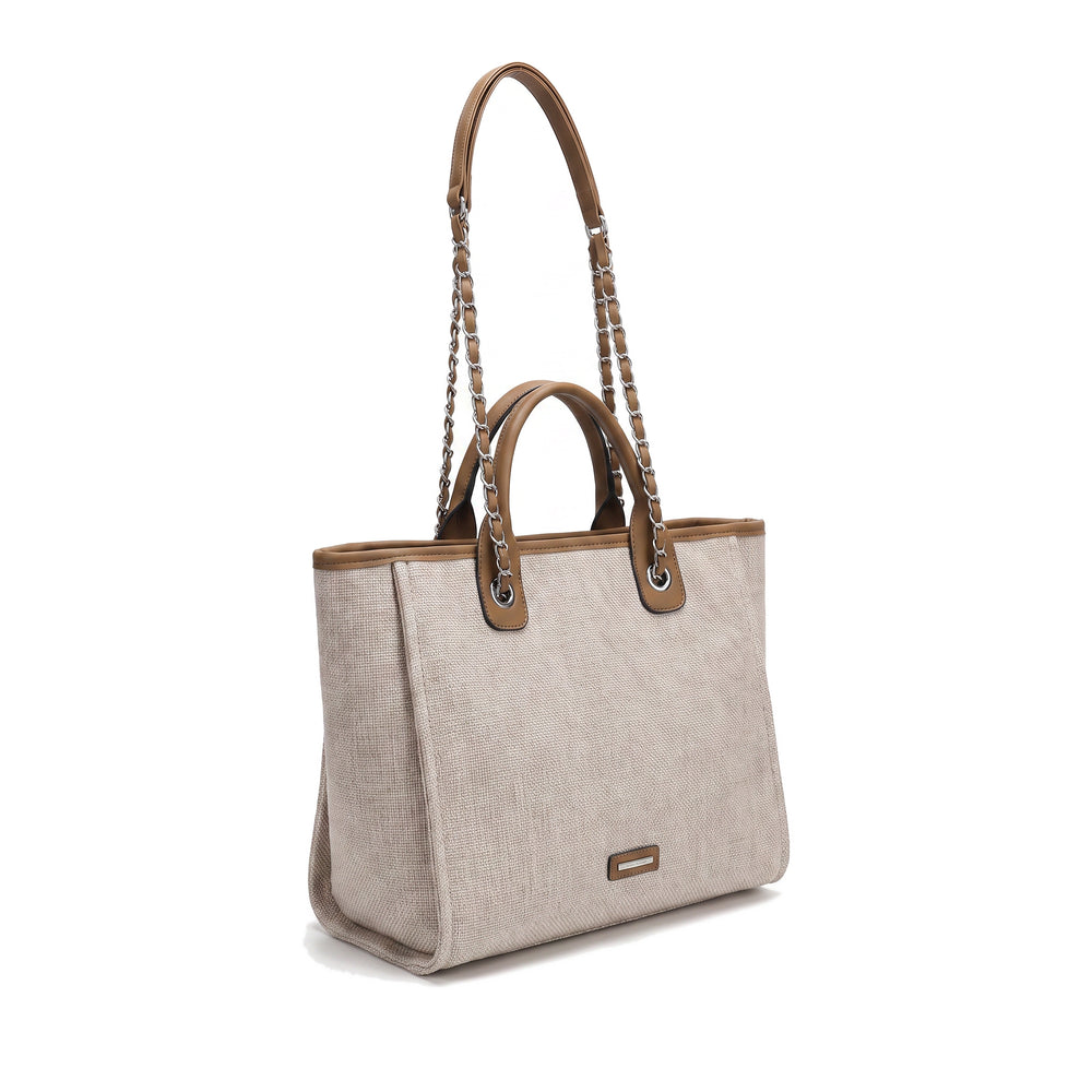 BAY Canvas Tote Bag in beige