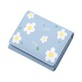 BELLE Vegan Leather Wallet in light blue
