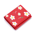 BELLE Vegan Leather Wallet in red