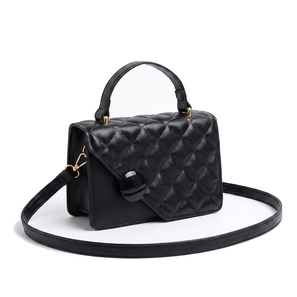 FRIDA Leather Handbag in black