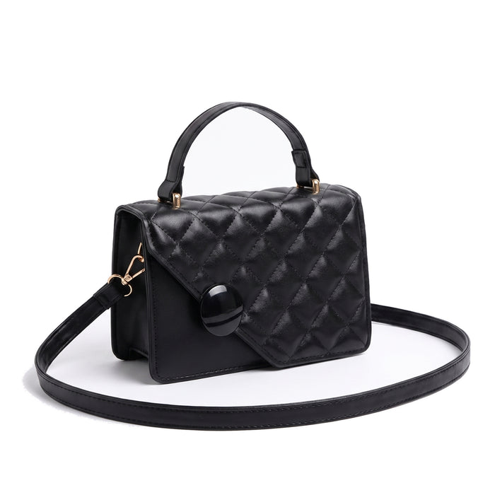 FRIDA Leather Handbag in black