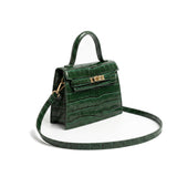 HANNA Croc Mini Top Handle Handbag