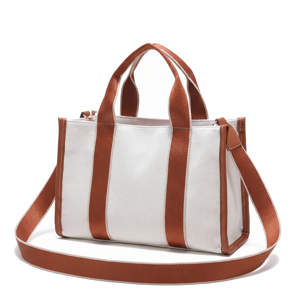 KIRA Canvas Tote Bag in brown