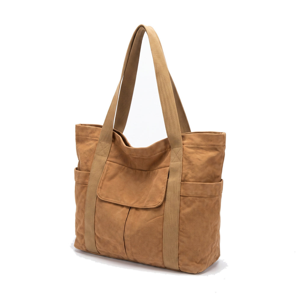 KYO Canvas Tote Bag in tan