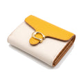 LOTUS Vegan Leather Wallet in yellow