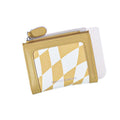 NIA Vegan Leather Card Wallet in yellow