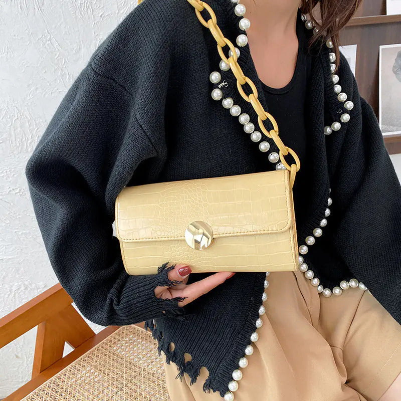 ODILE Leather Shoulder Bag
