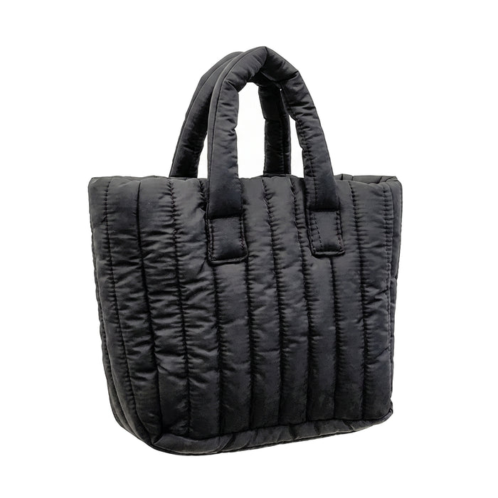 SAGE Nylon Handbag in black