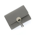 SOLE Vegan Leather Wallet in grey