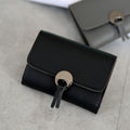SOLE Vegan Leather Wallet in black