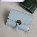 SOLE Vegan Leather Wallet in light blue